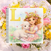 Spring Alphabet Letter L Notebook for Kids ノートブック