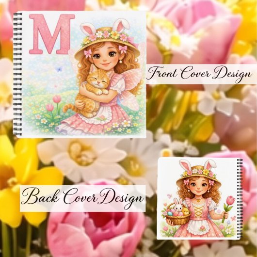 Spring Alphabet Letter M Notebook for Kids ノートブック