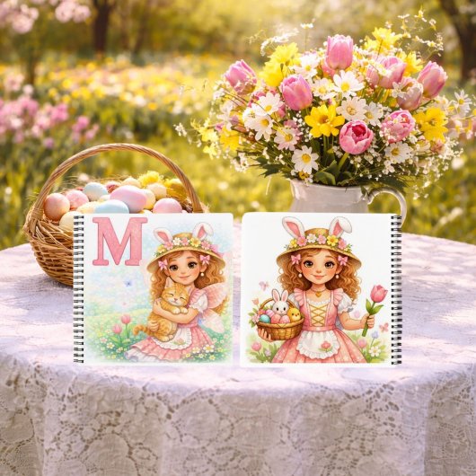 Spring Alphabet Letter M Notebook for Kids ノートブック