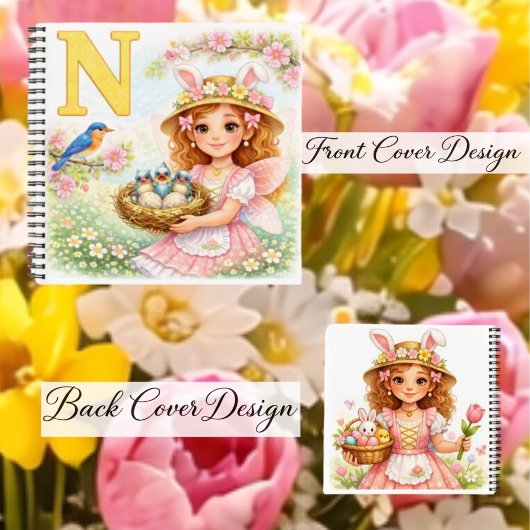 Spring Alphabet Letter N Notebook for Kids ノートブック