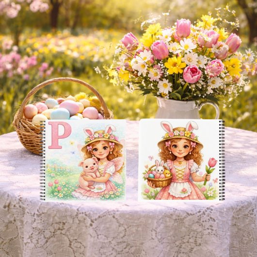 Spring Alphabet Letter P Notebook for Kids ノートブック
