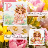 Spring Alphabet Letter P Notebook for Kids ノートブック