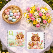 Spring Alphabet Letter Q Notebook for Kids ノートブック