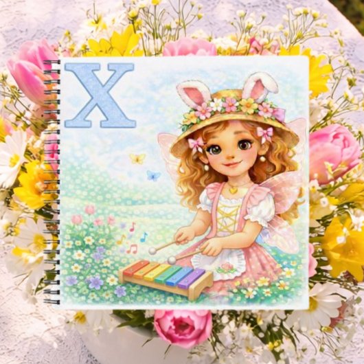 Spring Alphabet Letter X Fairy Xylophone  ノートブック