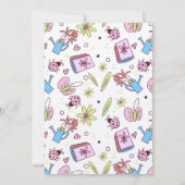 Spring and Books Birthday Party 招待状 (裏面)