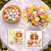 Spring and Easter Alphabet Letter D for Kids ノートブック