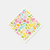 Spring And Easter Bunny Pattern Gift, Easter Decor スタンダードカクテルナプキン (角)