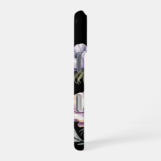Spring anemone watercolorPhone Case iPhoneケース (右側面)