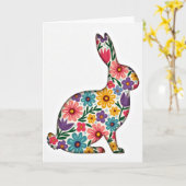 Spring Animal Flower Garden Card カード (黄色い花)