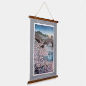 Spring at Kintai Bridge, Hasui Kawase 吊り下げ型タペストリー (傾斜あり)
