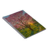 Spring Awakening – Blooming Tree Landscape ノートブック (右側)