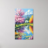 Spring beauty キャンバスプリント (正面)