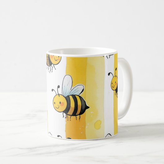 Spring,Bee,Kids Friendly,mug コーヒーマグカップ (正面右)