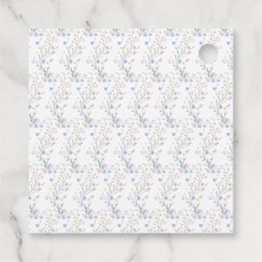 Spring Birds Baby Shower フェイバータグ (裏面)