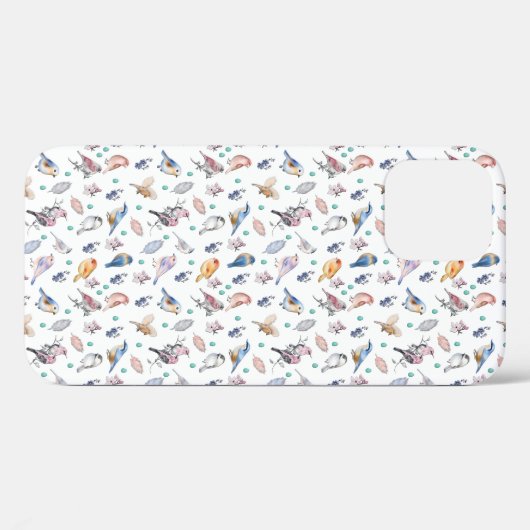 Spring Birds Pattern Case-Mate iPhoneケース (裏面 (横))