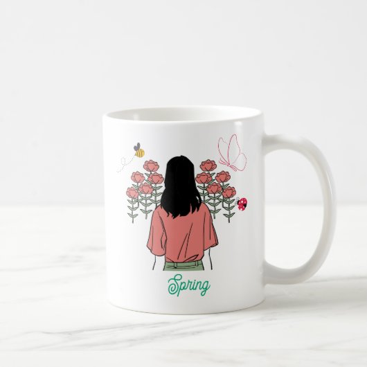 Spring Bloom コーヒーマグカップ (右)