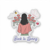 Spring Bloom シール (正面)