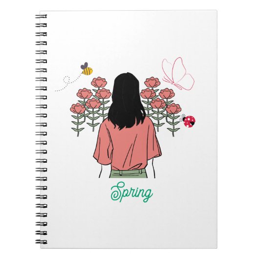 Spring Bloom ノートブック (正面)