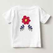 Spring Bloom ベビーTシャツ (裏面)
