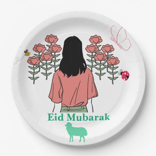 Spring Bloom ペーパープレート (正面)