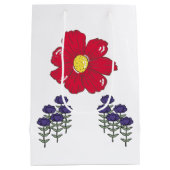 Spring Bloom ミディアムペーパーバッグ (裏面)