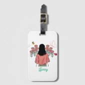 Spring Bloom ラゲッジタグ (正面縦)