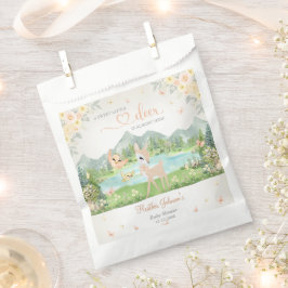 Spring Bloom and Butterflies Deer Baby Shower  フェイバーバッグ