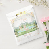 Spring Bloom and Butterflies Deer Baby Shower  フェイバーバッグ (封をした状態)