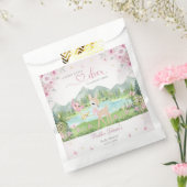 Spring Bloom and Butterflies Deer Baby Shower  フェイバーバッグ (封をした状態)