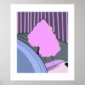 Spring Bloom – Minimal Seasonal Poster by Sklines ポスター (正面)