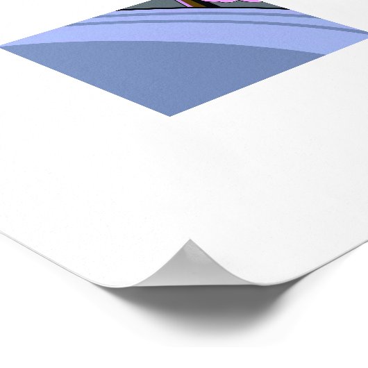 Spring Bloom – Minimal Seasonal Poster by Sklines ポスター (角)