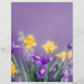 Spring blooms scrapbook paper (正面)