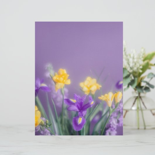 Spring blooms scrapbook paper (スタンド正面)