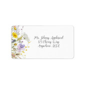 Spring Blossom Wedding Address Labels ラベル (正面)