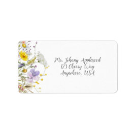 Spring Blossom Wedding Address Labels ラベル