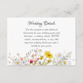 Spring Blossom Wedding Enclosure Cards エンクロージャーカード