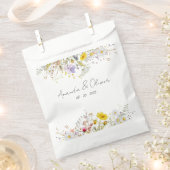 Spring Blossom Wedding Favor Bags フェイバーバッグ (クリップ留めされた状態)