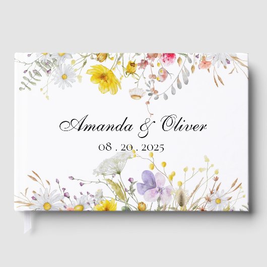 Spring Blossom Wedding Guest Book ゲストブック (正面)