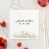 Spring Blossom Wedding Napkins スタンダードランチョンナプキン (インサイチュ)