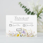 Spring Blossom Wedding Response Cards 出欠カード (スタンド正面)