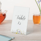 Spring Blossom Wedding Table Numbers 台座サイン (インサイチュ)