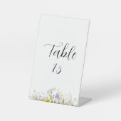 Spring Blossom Wedding Table Numbers 台座サイン (正面)
