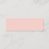 Spring Blush フローラル ウェディング ウェブサイト カード (裏面)