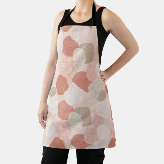 Spring Botanical Blush Sage All-Over Print Apron エプロン (インサイチュ)