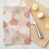 Spring Botanical Blush Sage Leaves Kitchen Towels キッチンタオル (四つ折り)