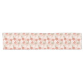 Spring Botanical Blush Sage Leaves Table Runner ショートテーブルランナー (横)