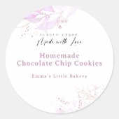 Spring Botanical Farmers Market Bakery Product ラウンドシール (正面)