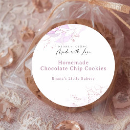 Spring Botanical Farmers Market Bakery Product ラウンドシール