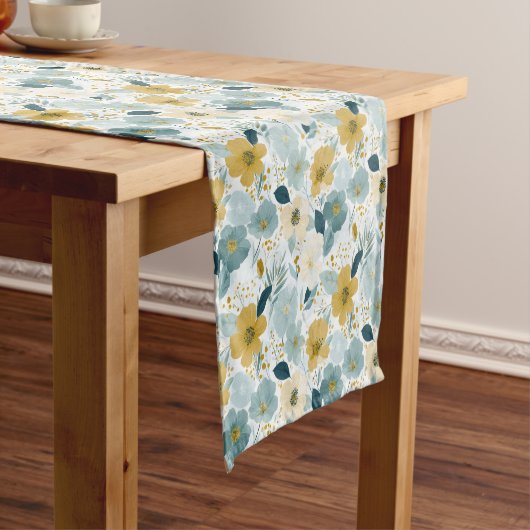 Spring Botanical Floral  Table Runner ショートテーブルランナー (インサイチュ)