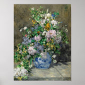 Spring Bouquet, 1866 by Pierre-Auguste Renoir ポスター (正面)